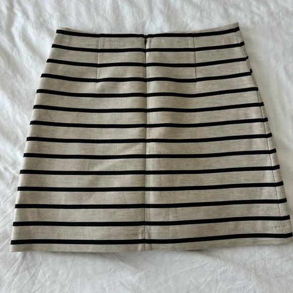 Judith & Charles | Sorrel Striped A-Line Mini Skirt - Size 12 - Picture 2 of 5